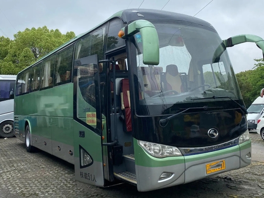 Benutzter Luxusder bus-51 Leergewicht EURO IV Yuchai Maschine Kinglong-Bus XMQ6113 LHD/RHD Sitzgrüne der Farbe12000kg