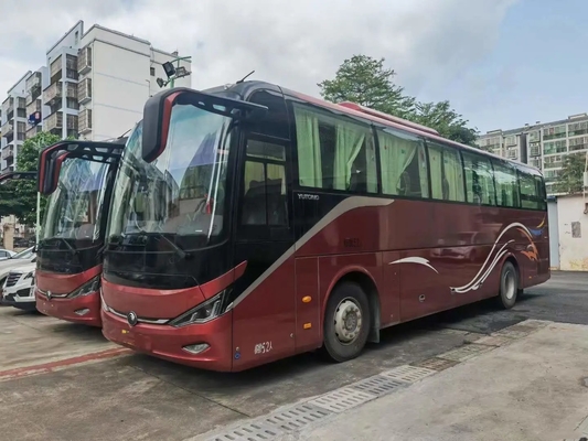 Benutzte Durchfahrt-Bus 2021-jährige der Yuchai-Maschinen-310hp 52 Tür-junge Zange ZK6117 Sitzscheibenbremse-Airbag-Suspendierungs-2