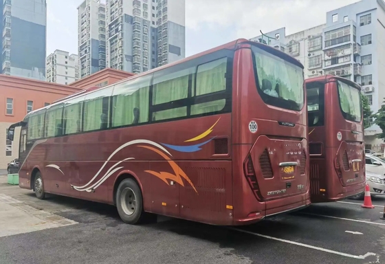 Benutzte Durchfahrt-Bus 2021-jährige der Yuchai-Maschinen-310hp 52 Tür-junge Zange ZK6117 Sitzscheibenbremse-Airbag-Suspendierungs-2