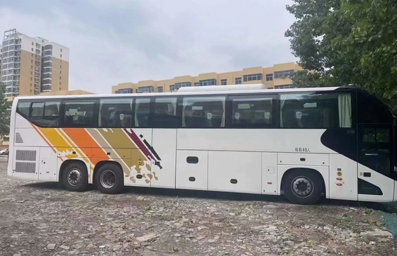 Sitz-Weichai-Maschine des zweite Hand-Bus-doppelte bestimmt große Gepäckraum-48 mit A/C benutztem Reisebus ZK6137