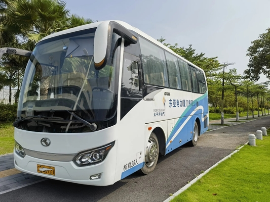 Benutzter Zylinder-externer Schwingtür Kinglong-Bus XMQ675 Diesel- Bus-2016-jähriger 28 Sitz-Yuchai-Maschinen-4
