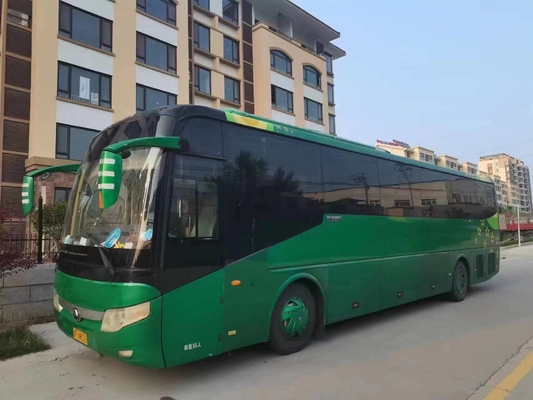 Sitz-Luxus- Zug-Green Colors der Langstrecken- Bus-55 Hand-Yutong-Bus ZK6127 2017-jähriger Schaltgetriebe-zweite