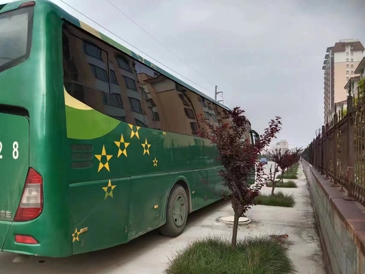 Sitz-Luxus- Zug-Green Colors der Langstrecken- Bus-55 Hand-Yutong-Bus ZK6127 2017-jähriger Schaltgetriebe-zweite