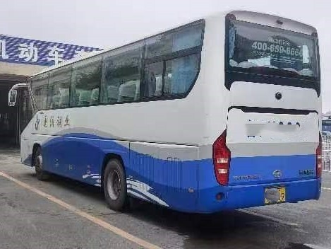 Benutzte Luxusbusse 47 Sitze 2 Beifahrertüren 11 der lange seltene Maschinen-A/C 2. Meter Hand-junger Tong Bus ZK6117