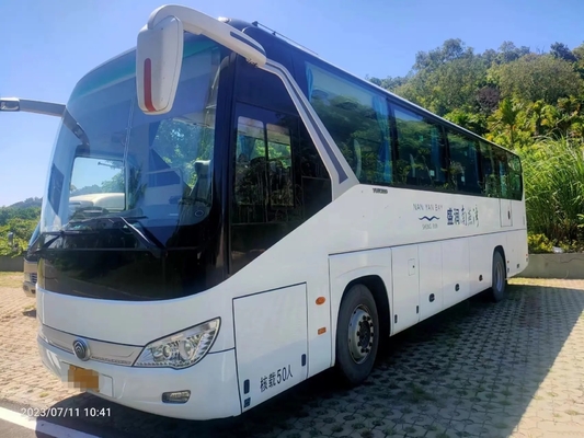 Verwendete Personenwagen Blattfeder 50 Sitz-Doppeltüren-seltener Maschinen-links-Hand-Antriebs-2. Hand-Yutong-Bus ZK6119