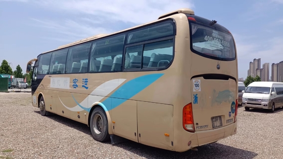 Benutzte Sitzklimaanlage der Reise-Bus-Rosa-Farbe51 11 der großer Gepäckraum-2. Meter Hand-Yutong ZK6110