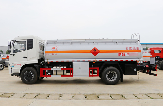 Donfeng 4*2 Gebrauchtöl Sammelbehälter Euro 5 Aluminiumlegierung Tanker 12,5 Kubikmeter