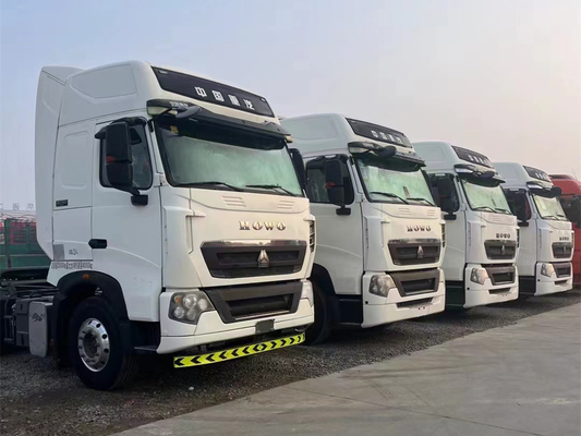 Gebrauchtes Sino Truck Howo 10 Räder T7H Traktor Kopf Mann Motor 480 PS Hochdach Kabine mit A / C