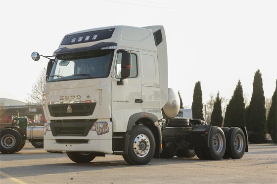 HOWO Schwerlastlastwagen-Ablenker Seitenwindwagen 440 PS 6X4 LNG National VI Traktor (13T Hinterachse)