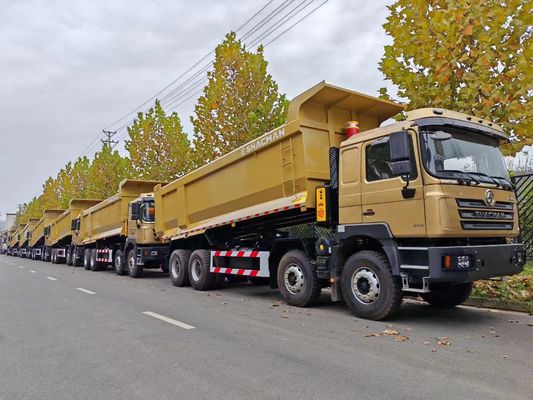 Gebrauchtes Müllwagen zum Verkauf 12 Räder Shacman F3000 Tipper Weichai 400 PS Euro2 Emission
