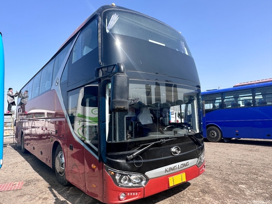 Busse zum Verkauf Gebraucht Kinglong Bus 54 Sitzplätze XMQ6125 Weichai 375hp Linkshand Dirve Coach Bus mit A / C