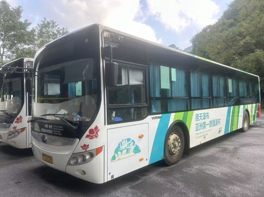 Yutong Stadtbus Diesel Yuchai Motor ZK6125 Doppeltür 43 Sitzplätze 98 Passagiere Blattfeder