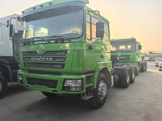 Gebrauchtes Traktorkopf Anhänger Lkw Shacman F3000 Kraftvolle Lkw 380 PS 6*4 Fahrmodus 10 Reifen schlechte Straße