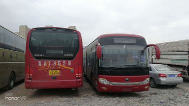 Rotes Yutong benutzte 68-Sitze- RHD Stütz-A/C zwei Dieseltüren des Küstenmotorschiff-Bus-ZK6121HQ3Z