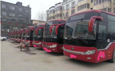Rotes Yutong benutzte 68-Sitze- RHD Stütz-A/C zwei Dieseltüren des Küstenmotorschiff-Bus-ZK6121HQ3Z