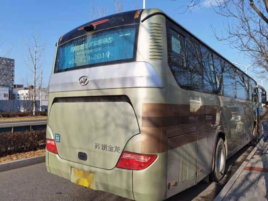 Passagier-Bus-Stahlfahrgestelle benutzter Zug Bus des LHD-Heckmotor-höhere Marken-Modell-KLQ6115 53 Sitze