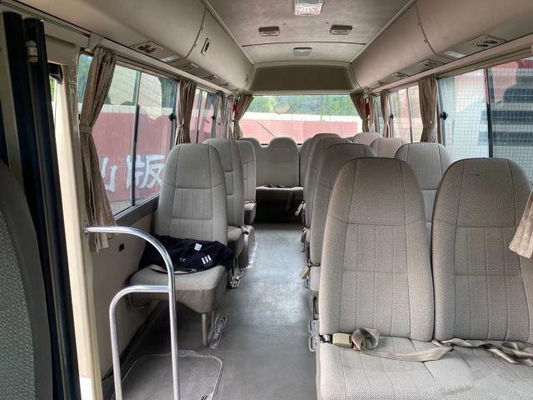 2011-jähriger 18 Sitze benutzter Küstenmotorschiff-Bus, LHD verwendete Mini Bus Toyota Coaster Bus mit 2TR Benzinmotor, linke Steuerung