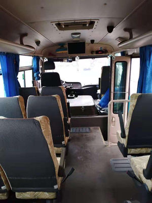 Benutzter Sitz-Diesel-Front Engine Steel Chassis Euros V Mini Bus Yutongs ZK6609D 19 Hand-Antrieb benutzter Passagier-Bus linker