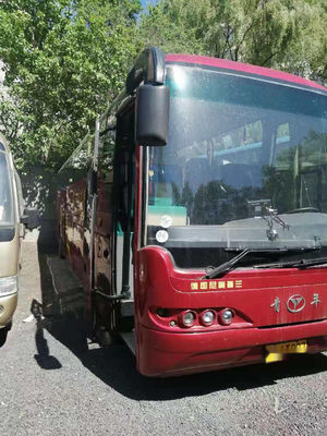 Benutzte Airbag-Doppeltüren der Youngman-Bus-NEOPLAN Fahrgestelle-48seats verließen Steuerungsheckmotor benutzten Passagier-Bus