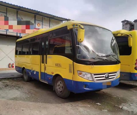 Benutzter Passagier-Bus-Euro IV 26seats Yutong Mini Bus ZK6720d Front Engine 95kw Yuchai guter