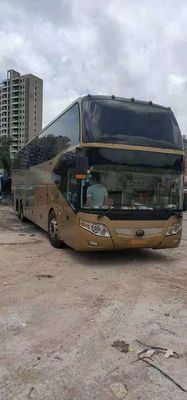 65 der Sitz2010-jährige benutzte Yutong-Bus-ZK6147D Steuerung Dieselmotor-doppelte Achsen-LHD