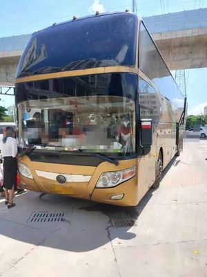 65 der Sitz2010-jährige benutzte Yutong-Bus-ZK6147D Steuerung Dieselmotor-doppelte Achsen-LHD