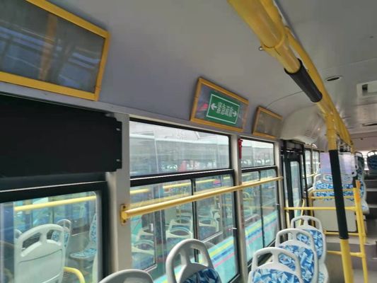 Benutzte Sitze des Stadt-Bus-Marken-goldene Drache-45 benutzten Reisebus-Stahlfahrgestelle-Dieselmotor-Bus-Doppeltüren