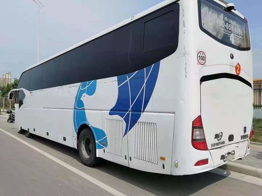 Benutzte des Yutong-Bus-55 einzelne Tür-Stahlfahrgestelle Sitz-Weichai-Heckmotor-Sekunden-Handbus-ZK6127
