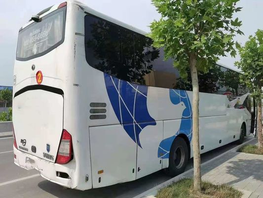 Benutzte des Yutong-Bus-55 einzelne Tür-Stahlfahrgestelle Sitz-Weichai-Heckmotor-Sekunden-Handbus-ZK6127