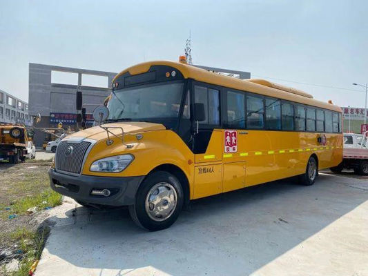 Benutzter YUTONG-Bus verwendete Gesamtausmasse des Schulbus-7435x2270x2895mm mit Dieselmotor