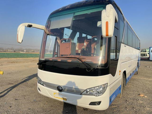 Achse 2 benutzte Bus-den Luxus-33 Sitzmaschinen-Doppeltüren-Airbag Passanger Yutong