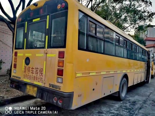 Alte Schulbusse 50seats benutzten Schulbus Yuchai-Maschine Mini Coach Airbag Chassis