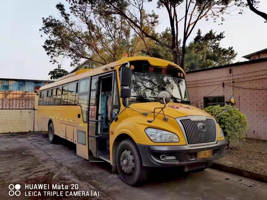 Alte Schulbusse 50seats benutzten Schulbus Yuchai-Maschine Mini Coach Airbag Chassis