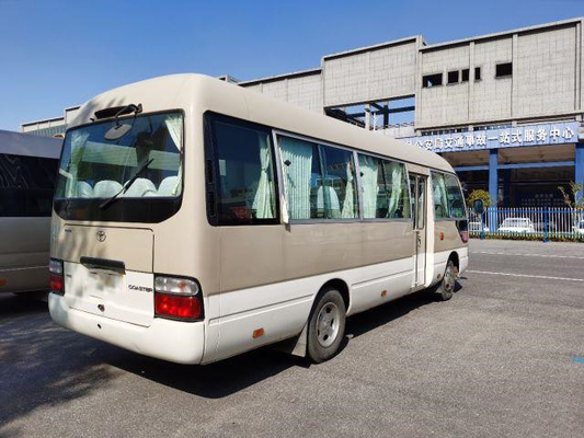 Benutzter Bus Toyotas Küstenmotorschiff mit volle Fenster-Benzin Munual-Bus Mini Bus Ins der Ausrüstungs-20 Sitze benutztem 2012-jährigem gleitendes