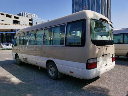 Benutzter Bus Toyotas Küstenmotorschiff mit volle Fenster-Benzin Munual-Bus Mini Bus Ins der Ausrüstungs-20 Sitze benutztem 2012-jährigem gleitendes
