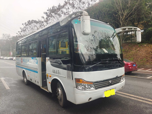 Benutzter benutzter LHD weißer allgemeiner Dieselbus Yutong-Marken-ZK6761 im Jahre 2017 Jahr benutzte EUROv 29 Sitzbusse Yuchai-Maschinen-
