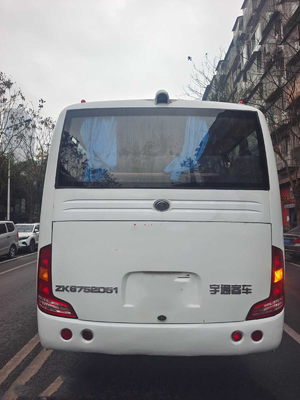 Benutzter benutzter LHD weißer allgemeiner Dieselbus Yutong-Marken-ZK6761 im Jahre 2017 Jahr benutzte EUROv 29 Sitzbusse Yuchai-Maschinen-