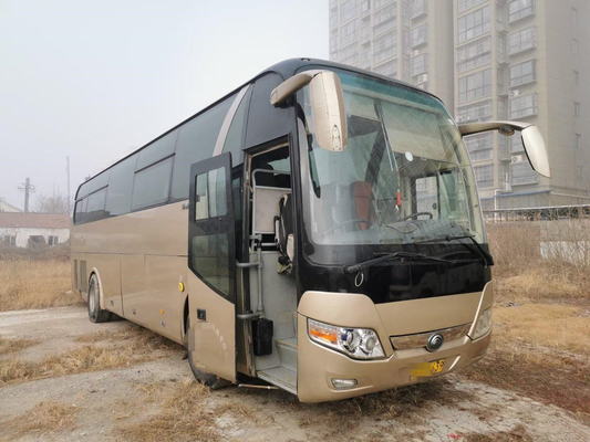 Benutzter Stahlreisebus LHD/RHD der Yutong-Bus-49seats Yuchai 280hp Fahrgestelle-ZK6110