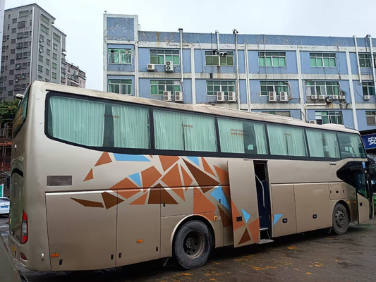 Verwendeter Yutong-Marken-2015-jähriger Ausflug-Trainer Bus, das ZK6126 Diesel-Bus Weicahi-Maschinen-375hp benutzte, benutzte Doppeltüren EURO III Bus