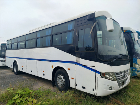Verwendetes Yutong-Bus2018-jähriges hergestellt in China verwendeten Diesel-LHD-Trainer Bus Used White 51 Sitze Front Engine Bus