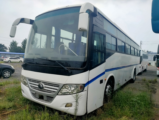Verwendetes Yutong-Bus2018-jähriges hergestellt in China verwendeten Diesel-LHD-Trainer Bus Used White 51 Sitze Front Engine Bus