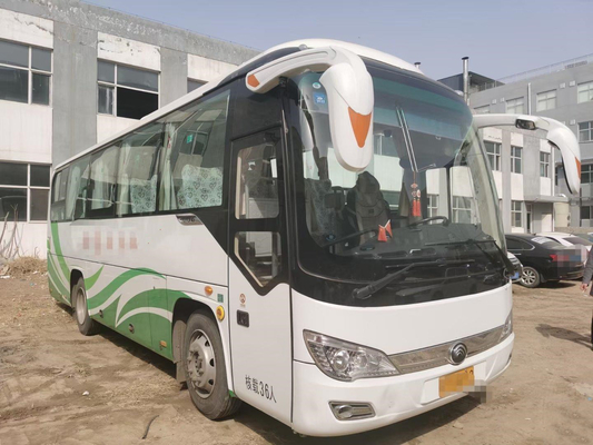 Zweite Handdes busses 36seats Yutong Trainer-Bus Luxury Zks 6876 Bustransport Recht-Steuerung