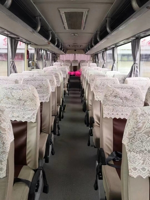 2019-jähriger 49 Sitze benutzter Yutong-Trainer-Bus Left Hand-Antrieb transportiert Heckmotor-Bus
