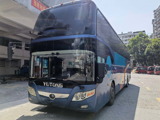 Yutong ZK6127 benutzte Tür-Airbag-Fahrgestelle-Luxuszweite Handbus Trainer-Bus 53seats zwei